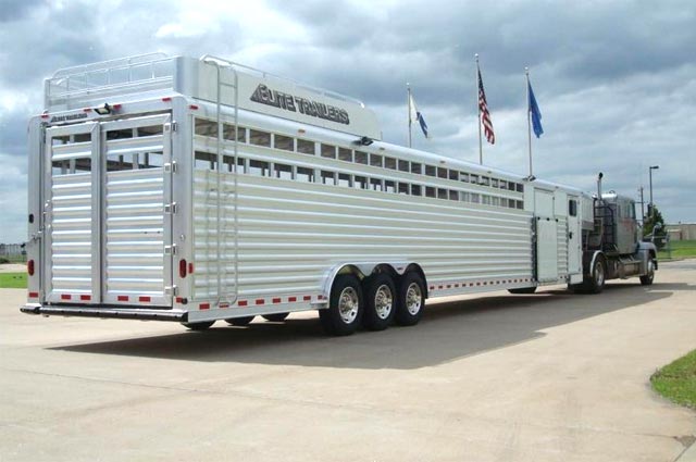 Where can you find a used gooseneck livestock trailer?